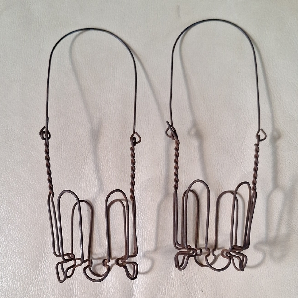 Vintage Wire Canning Jar Carriers (2)